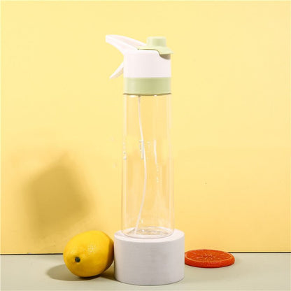 Misting Sports Water Bottle Large Capacity Leakproof Cup - BKKFinds