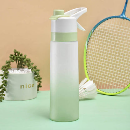Misting Sports Water Bottle Large Capacity Leakproof Cup - BKKFinds