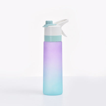 Misting Sports Water Bottle Large Capacity Leakproof Cup - BKKFinds