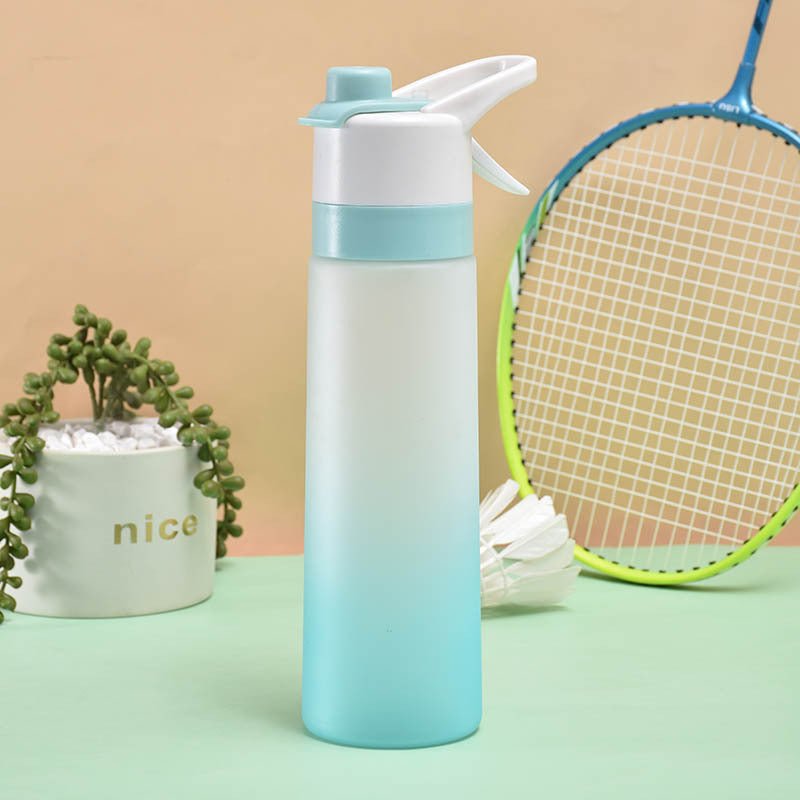 Misting Sports Water Bottle Large Capacity Leakproof Cup - BKKFinds