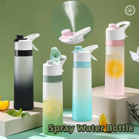 Misting Sports Water Bottle Large Capacity Leakproof Cup - BKKFinds