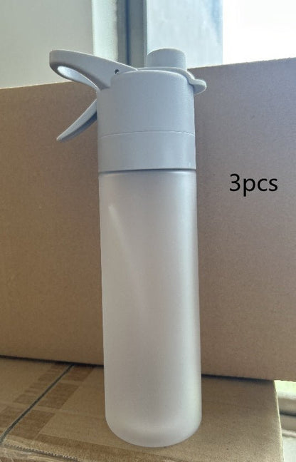 Misting Sports Water Bottle Large Capacity Leakproof Cup - BKKFinds