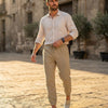 BKKFinds Apricot / 3XL BKKFinds Top 20 Men's Clothing Trends Men’s Cotton Straight-Leg Drawstring Work Pants