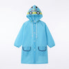 Kids Waterproof Oxford Raincoat With Fun Print