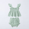Girls’ Cotton Sleeveless Top And Shorts Set
