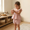 Girls’ Cotton Sleeveless Top And Shorts Set