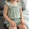 Girls’ Cotton Sleeveless Top And Shorts Set