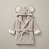 Kids Hooded Cotton Animal Bathrobe