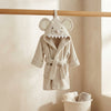 Kids Hooded Cotton Animal Bathrobe