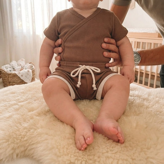 BKKFinds Brown / 100cm BKKFinds Home page Soft Cotton Baby Outfit Set