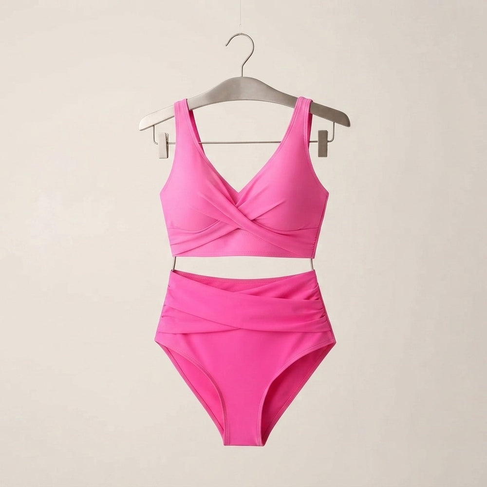 High Waist Split Bikini