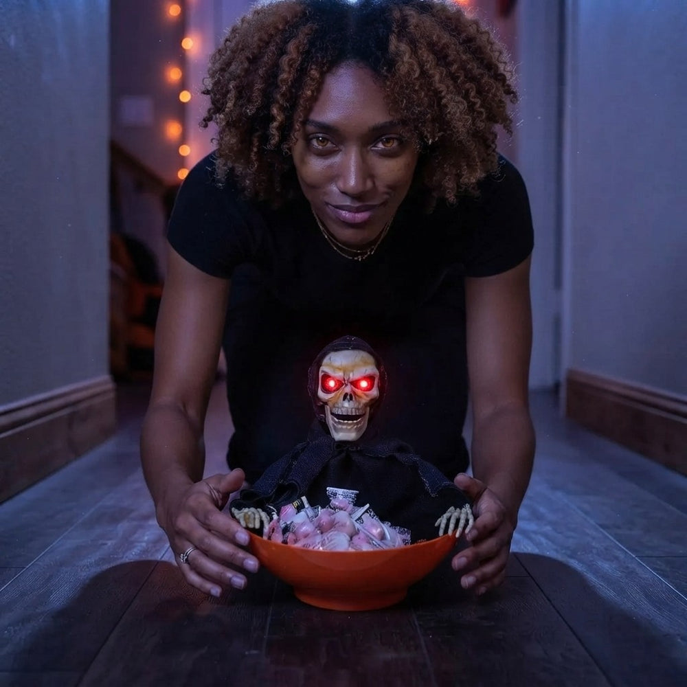 Animated Skeleton Hand Candy Bowl