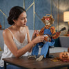 Luminous Skeleton Guitarist Halloween Decoration