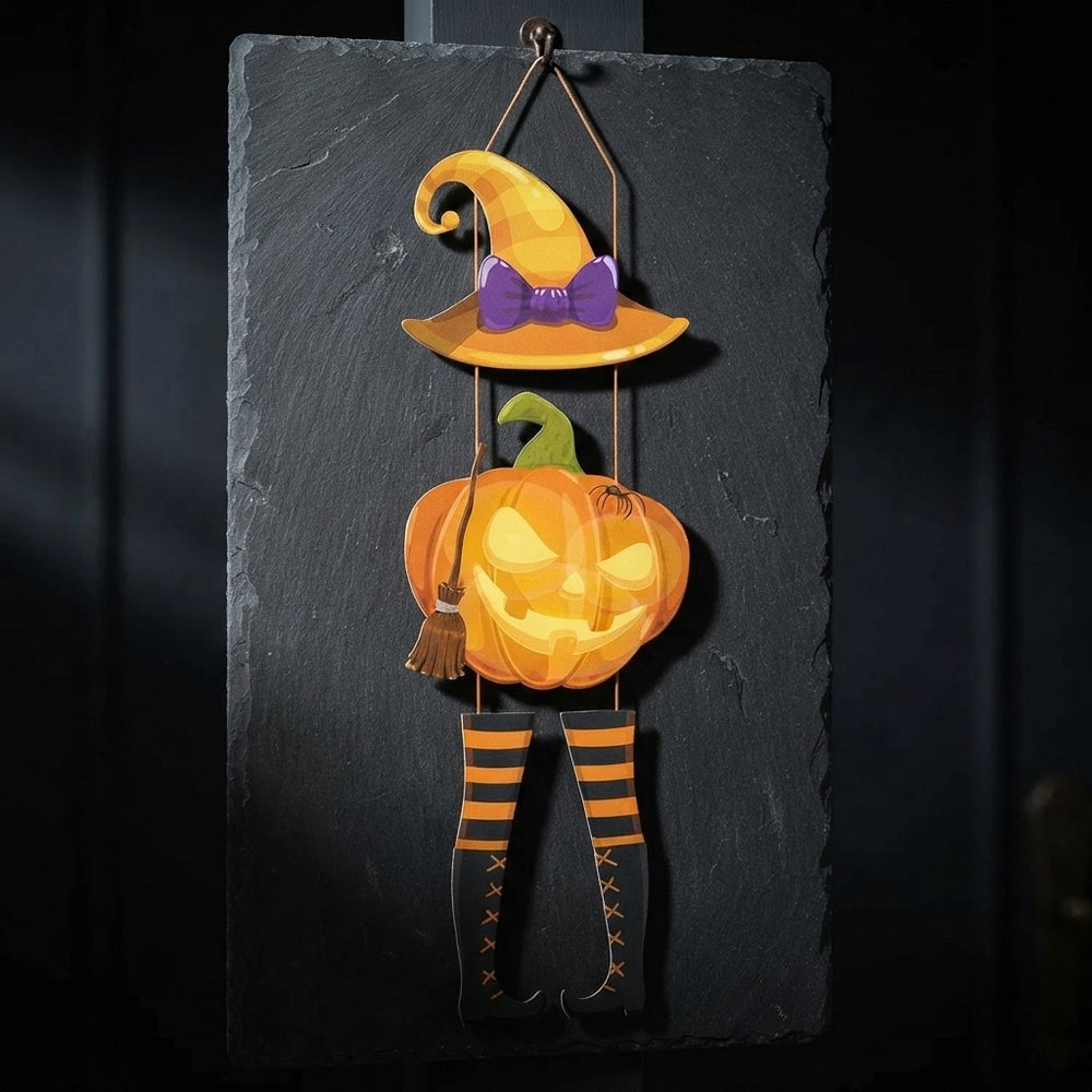 Spooky Halloween Paper Hanging Sign