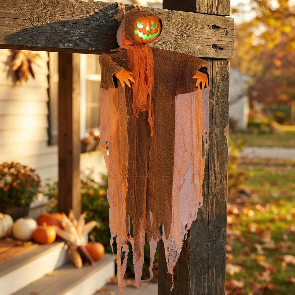 Luminous Pumpkin Scarecrow Hanging Ornament