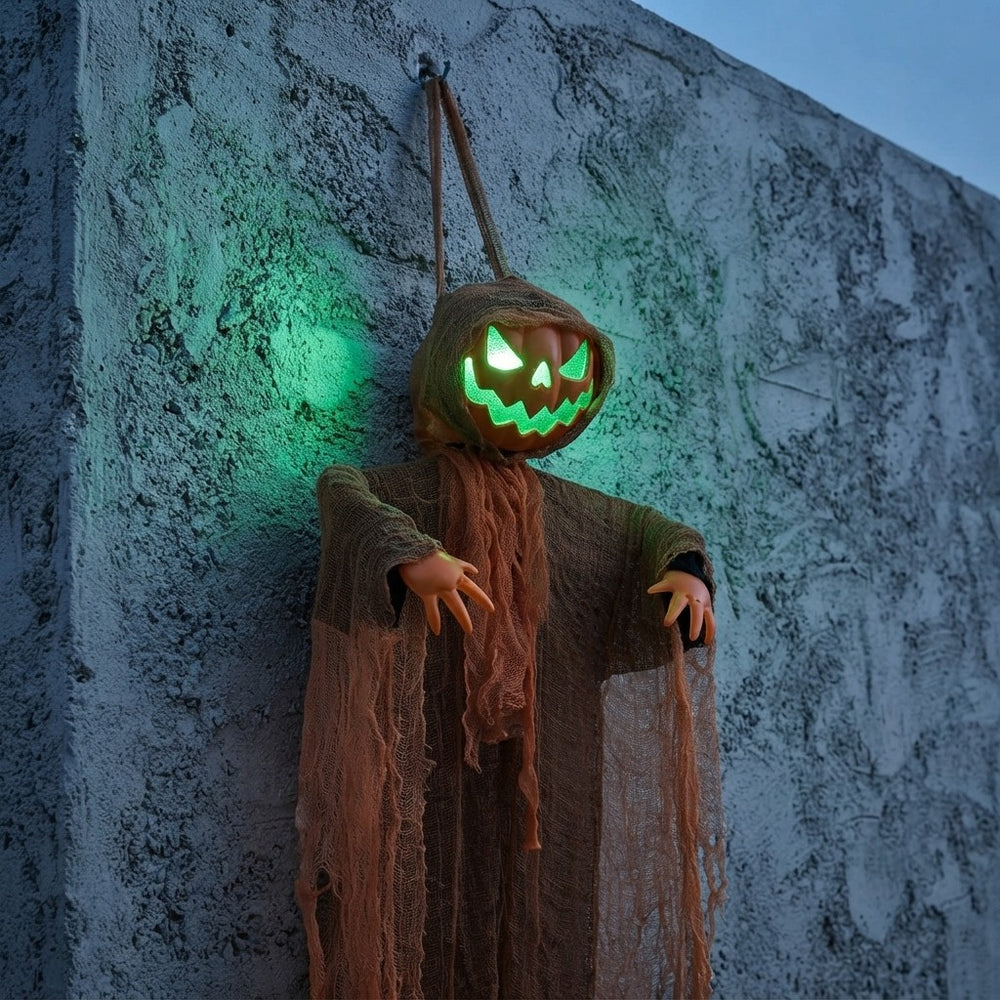 Luminous Pumpkin Scarecrow Hanging Ornament