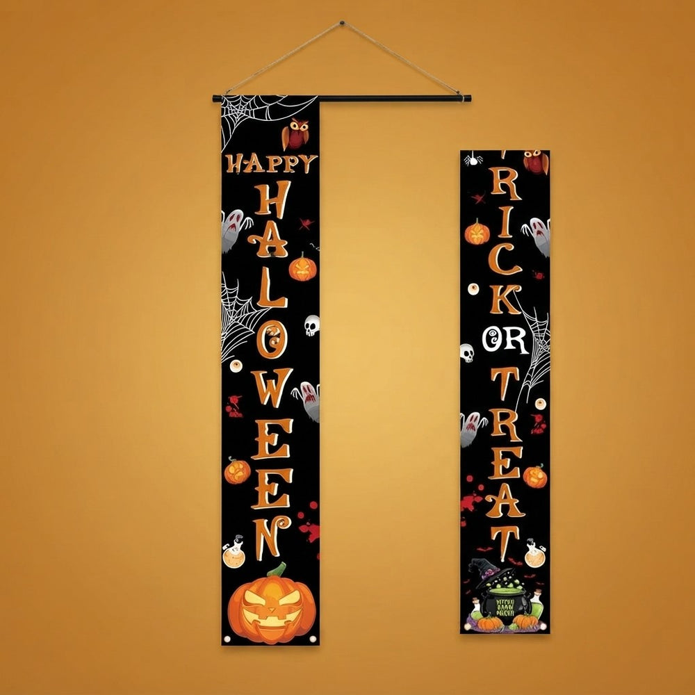Spooky Halloween Welcome Banner