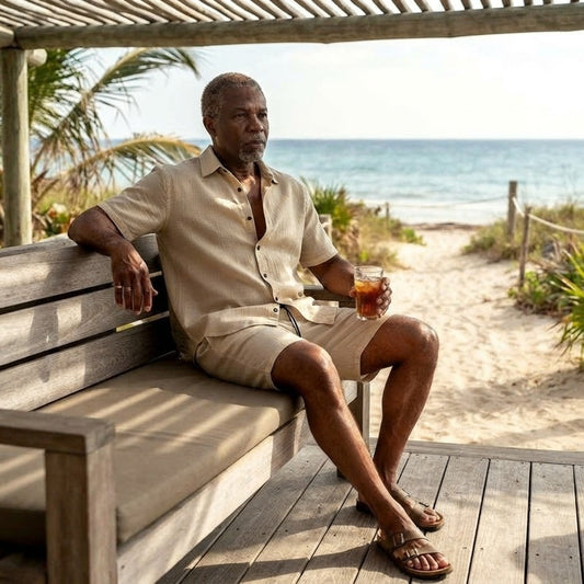 Mens Linen Beach Outfit