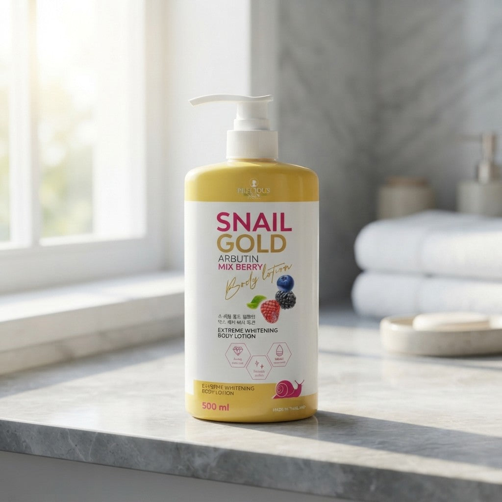 Snail Mucin Brightening Body LotionNourish and brighten the look of your skin with this snail mucin body lotion, infused with arbutin and mixed berry extracts for a smoother, more radiant-looking compHealth, Beauty & Hair / Beauty Tools / FBKKFindsBKKFindsSnail Mucin Brightening Body Lotion