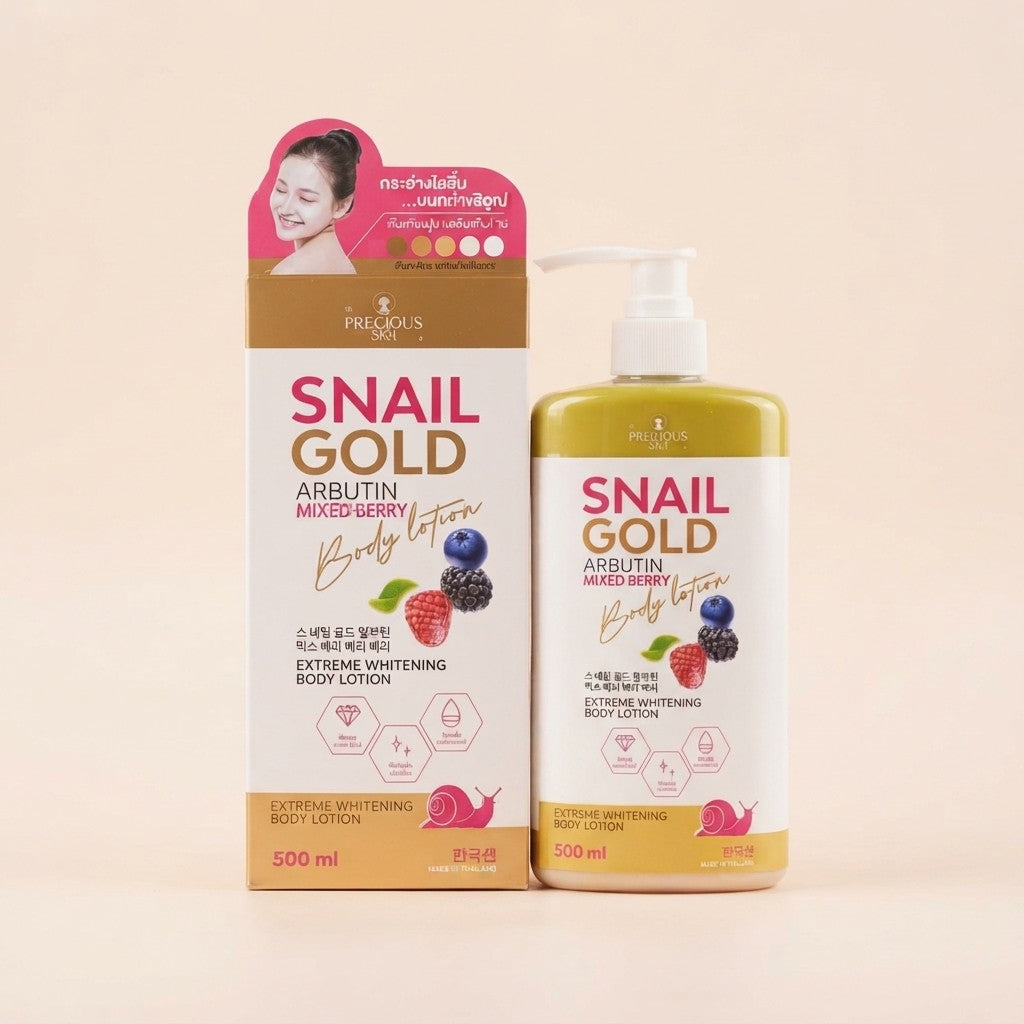 Snail Mucin Brightening Body LotionNourish and brighten the look of your skin with this snail mucin body lotion, infused with arbutin and mixed berry extracts for a smoother, more radiant-looking compHealth, Beauty & Hair / Beauty Tools / FBKKFindsBKKFindsSnail Mucin Brightening Body Lotion