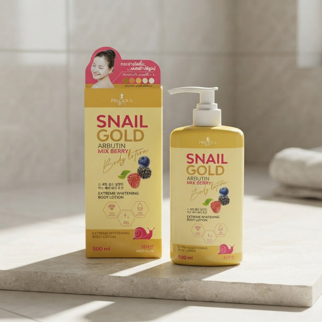 Snail Mucin Brightening Body LotionNourish and brighten the look of your skin with this snail mucin body lotion, infused with arbutin and mixed berry extracts for a smoother, more radiant-looking compHealth, Beauty & Hair / Beauty Tools / FBKKFindsBKKFindsSnail Mucin Brightening Body Lotion