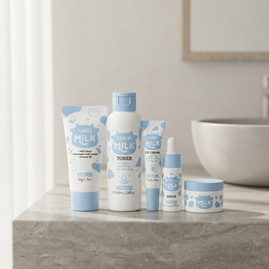 Milk Glowing Skincare Set