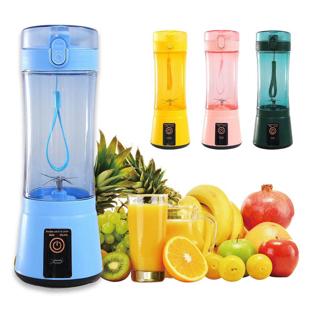 Portable USB Rechargeable Smoothie Blender 380 ml - BKKFinds