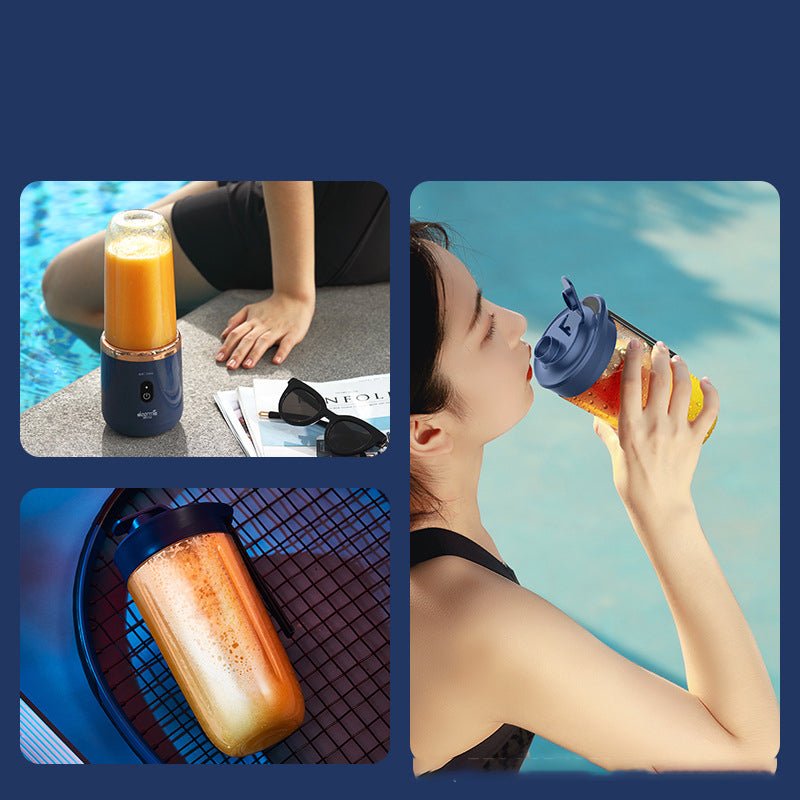 Portable USB Smoothie Blender With 6-Blade Mixer - BKKFinds