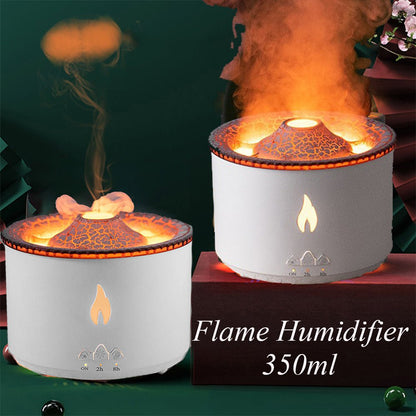 Ultrasonic Flame Effect Essential Oil Aromatherapy Diffuser - BKKFinds