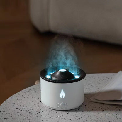 Ultrasonic Flame Effect Essential Oil Aromatherapy Diffuser - BKKFinds