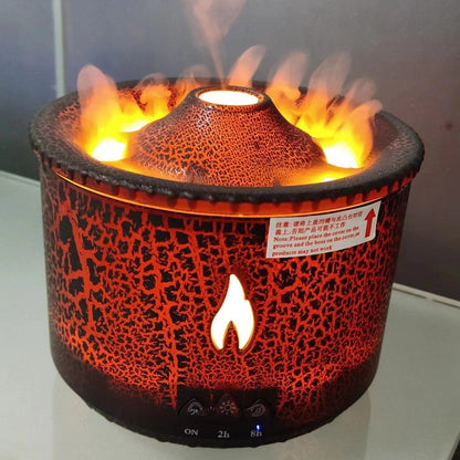 Ultrasonic Flame Effect Essential Oil Aromatherapy Diffuser - BKKFinds
