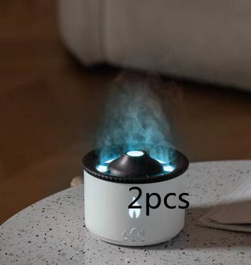 Ultrasonic Flame Effect Essential Oil Aromatherapy Diffuser - BKKFinds