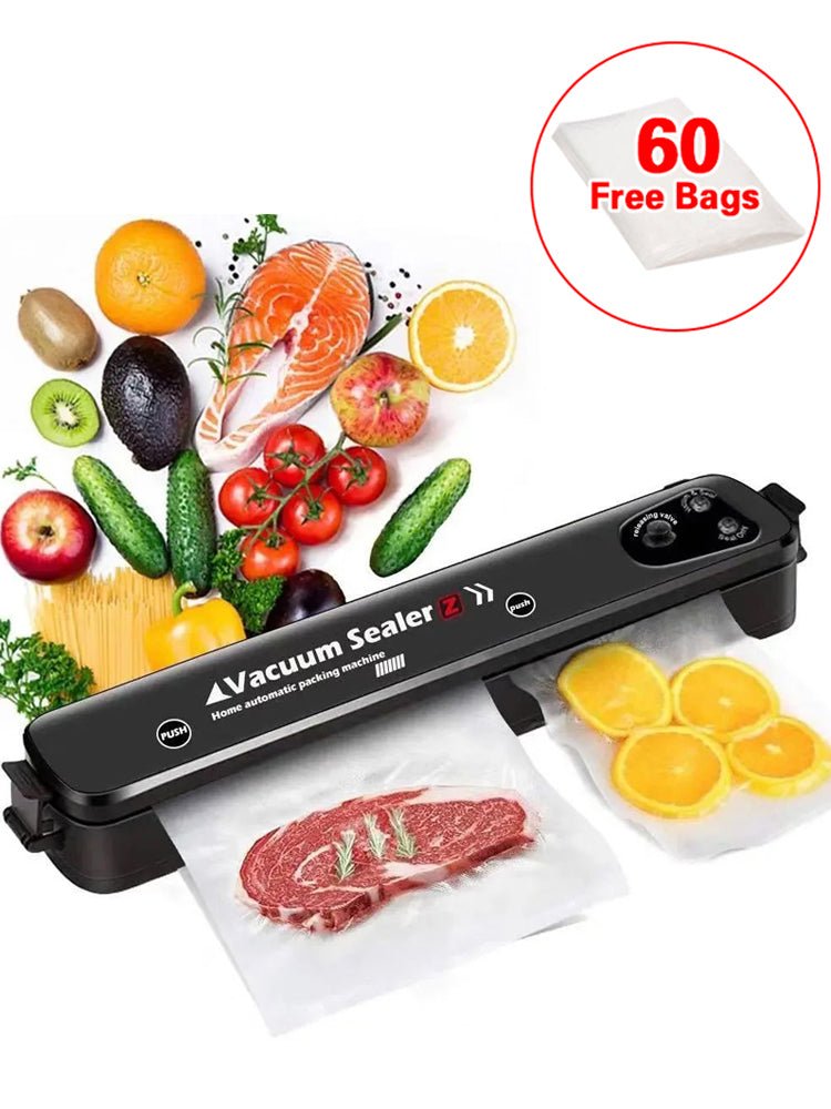 Automatic Vacuum Food Sealer – Compact One-Touch Sealing - BKKFinds