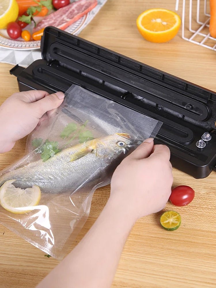 Automatic Vacuum Food Sealer – Compact One-Touch Sealing - BKKFinds