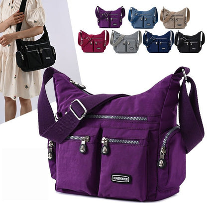 Women Shoulder Bags Multiple Pockets Waterproof Crossbody Bags - BKKFinds